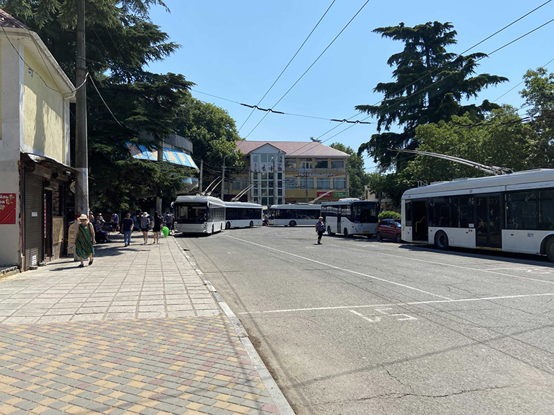 Троллейбус в Ялту